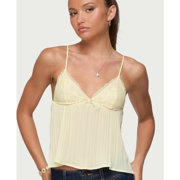 asty㤨֥ǥƥå ǥ åȥ ȥåץ Women's Textured Asymmetric Bead Fringe Strapless Top YellowפβǤʤ18,480ߤˤʤޤ