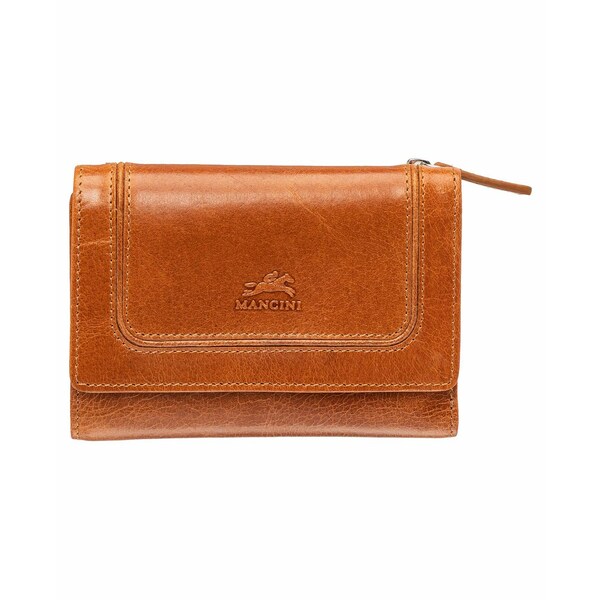 マンシーニ レディース 財布 アクセサリー South Beach RFID Secure Mini Clutch Wallet Tan