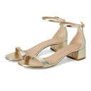 スチュアート ワイツマン レディース ヒール シューズ Nudist Block 35 Light Gold