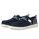ヘイデュード メンズ スリッポン・ローファー シューズ Wally Funk Americana Stars Navy Blazer(4)