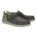 ヘイデュード メンズ スリッポン・ローファー シューズ Wally Funk Desert Landscape Black/Army Green
