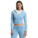 ジューシークチュール レディース パーカー・スウェットシャツ アウター Heritage Cropped Track Jacket Heritage Blue