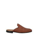 【送料無料】 ジーオーバーニー・コンティー メンズ サンダル シューズ Mules & Clogs Brown