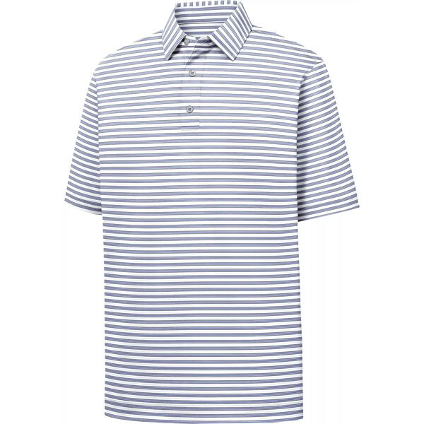 フットジョイ メンズ シャツ トップス FootJoy Men 039 s Stretch Lisle Short Sleeve Golf Polo White/Lavender