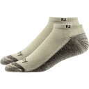 フットジョイ メンズ 靴下 アンダーウェア FootJoy ProDry Low Cut Socks - 2 Pack Driftwood