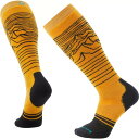 X}[gE[ Y C A_[EFA Smartwool Snowboard Full Cushion Iguchi Pattern Over The Calf Socks Honey Gold