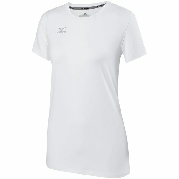 ミズノ レディース シャツ トップス Mizuno Women's Volleyball Attack T-Shirt 2.0 White