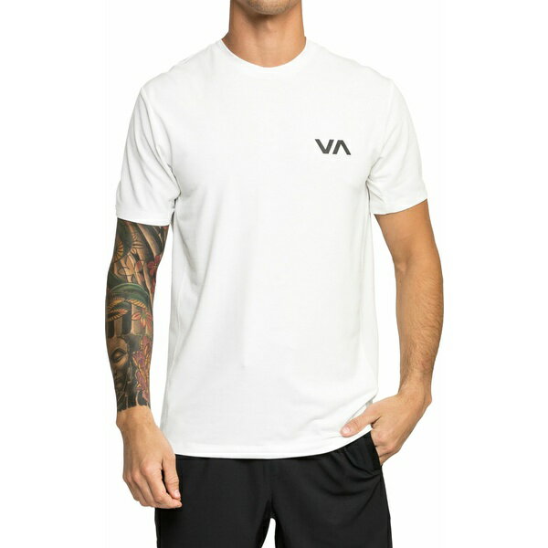 [J Y Vc gbvX RVCA Men's Sport Vent Shirt Sleeve T-Shirt White