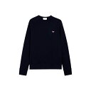 メゾン キツネ メンズ パーカー・スウェットシャツ アウター Tricolor Fox Patch Clean Sweatshirt Navy