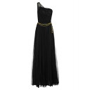 エリザベスフランキ レディース ワンピース トップス One-shoulder Tulle Red Carpet Dress Black