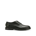 ヴァレンティノ ガラヴァーニ メンズ スリッポン・ローファー シューズ Garavani Leather Derbies Black