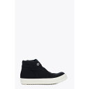 ダークシャドウ メンズ スニーカー シューズ Dunk Black/milk Black canvas mid sneaker - Dunk sneak Nero/bianco