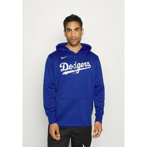 ナイキ パーカー メンズ ナイキ メンズ パーカー・スウェットシャツ アウター MLB LOS ANGELES DODGERS - Hoodie - rush blue