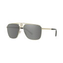 FT[` Y TOXEACEFA ANZT[ Men's Sunglasses, VE2238 Pale Gold-Tone