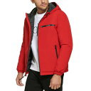 カルバン・クライン カルバンクライン メンズ ジャケット＆ブルゾン アウター Men's Infinite Stretch Water-Resistant Hooded Jacket True Red