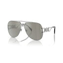 ヴェルサーチ ヴェルサーチ レディース サングラス＆アイウェア アクセサリー Unisex Sunglasses, Mirror VE2255 Silver