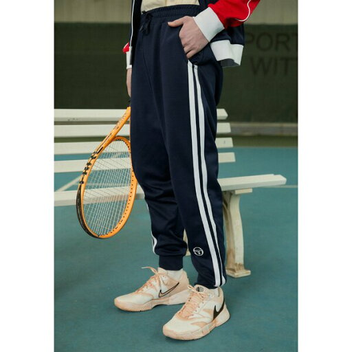 セルジオ・タッキーニ メンズ カジュアルパンツ ボトムス GHIBLI TRACK PANT - Tracksuit bottoms - maritime blue/white セルジオ・タッキーニ メンズ カジュアルパンツ ボトムス GHIBLI TRACK PANT - Tracksuit bottoms - maritime blue/white