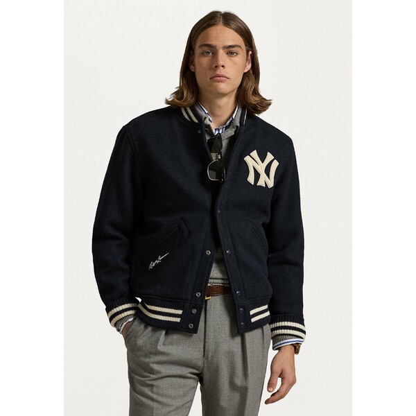 asty㤨֥ե  㥱åȡ֥륾  UNISEX POLO RALPH LAUREN YANKEES JACKET - Bomber Jacket - hunter navyפβǤʤ351,800ߤˤʤޤ