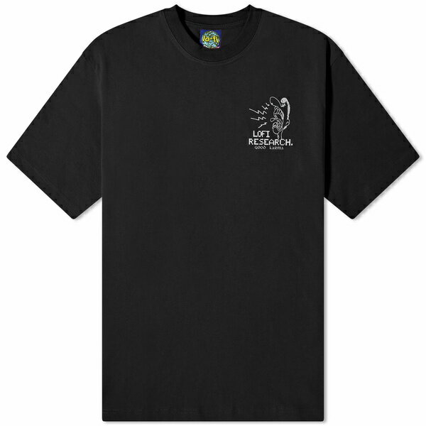 ローファイ メンズ Tシャツ トップス Lo-Fi Good Karma T-Shirt Black
