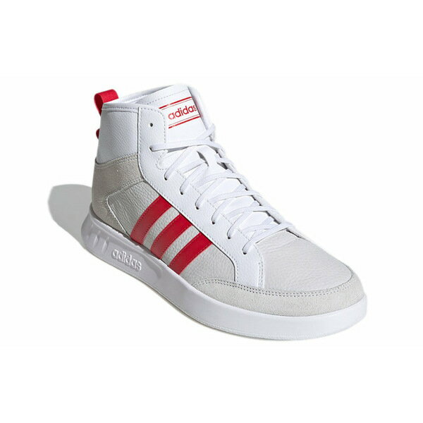 adidas アディダス メンズ スニーカー 【adidas Court80s Mid White/Grey/Red FY2731】 サイズ US_9(27.0cm)