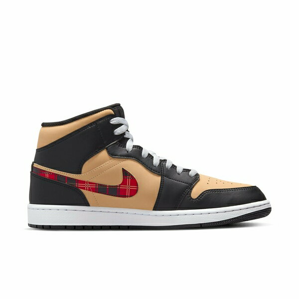 Air Jordan ジョーダン メンズ スニーカー 【Air Jordan 1 Mid SE 'Tartan Swoosh' DZ5329-001】 サイズ US_M_15