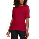 PXRbg fB[X Jbg\[ gbvX Cotton Boat-Neck Top, Created for Macy's New Red Amore