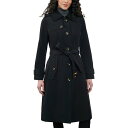 ロンドンフォグ トレンチコート レディース ロンドンフォグ レディース ジャケット＆ブルゾン アウター Women's Single-Breasted Hooded Trench Coat Black