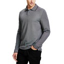 アルファニ メンズ シャツ トップス Men 039 s Classic-Fit Solid Long-Sleeve Polo Shirt, Created for Macy 039 s Charcoal Heather