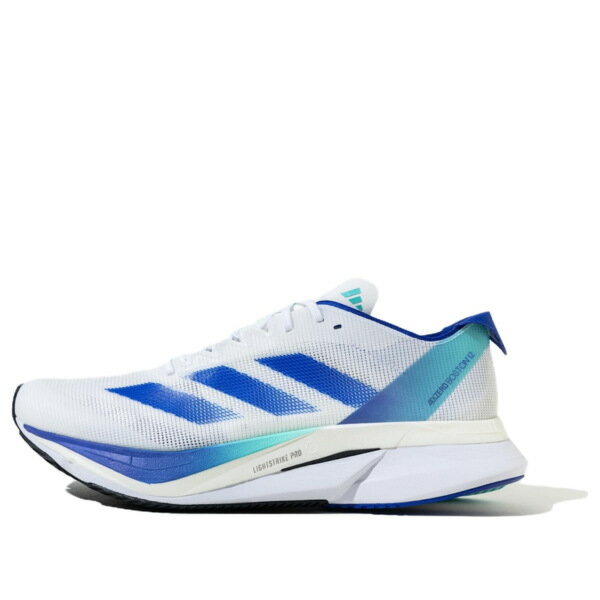adidas アディダス メンズ スニーカー 【adidas Adizero Boston 12 'White Cobalt Blue' JR2731】 サイズ US_7(25.0cm)