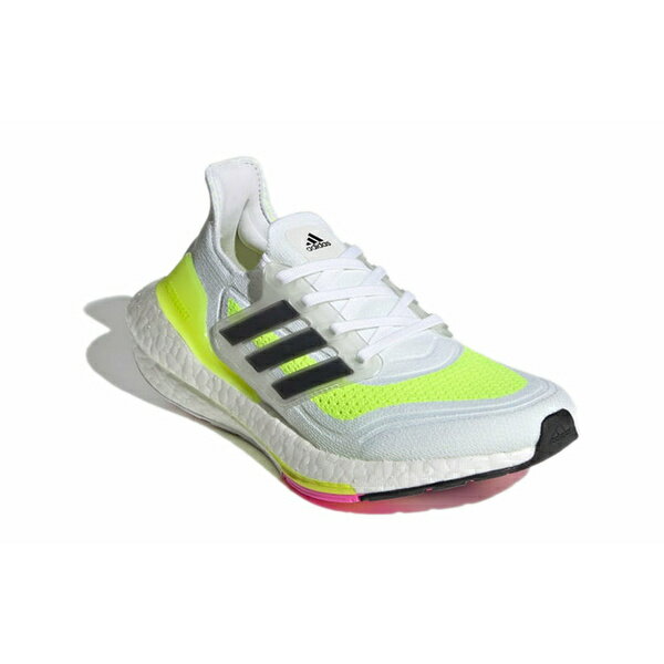 adidas アディダス メンズ スニーカー 【adidas UltraBoost 21 J 'White Solar Yellow' FZ2929】 サイズ US_M_3.5
