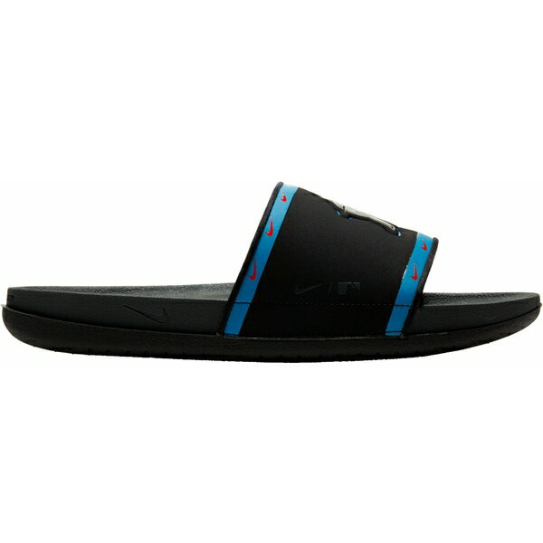 ʥ   塼 Nike Men's Offcourt Marlins Slides Black/Blue/Red