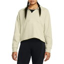 アンダーアーマー レディース パーカー・スウェットシャツ アウター Under Armour Women's Unstoppable Fleece Rugby Crop Silt