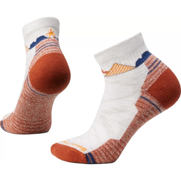 スマートウール レディース 靴下 アンダーウェア Smartwool Women's Hike Light Cushion Clear Canyon Pattern Ankle Socks Ash