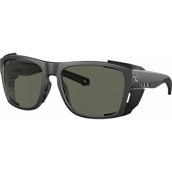 コスタデルマール レディース サングラス＆アイウェア アクセサリー Costa Del Mar King Tide 6 580G Sunglasses Black Pearl/Gray