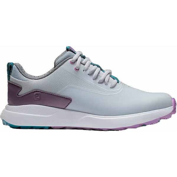 フットジョイ レディース ゴルフ スポーツ FootJoy Women 039 s Performa Golf Shoes White/Grey/Purple