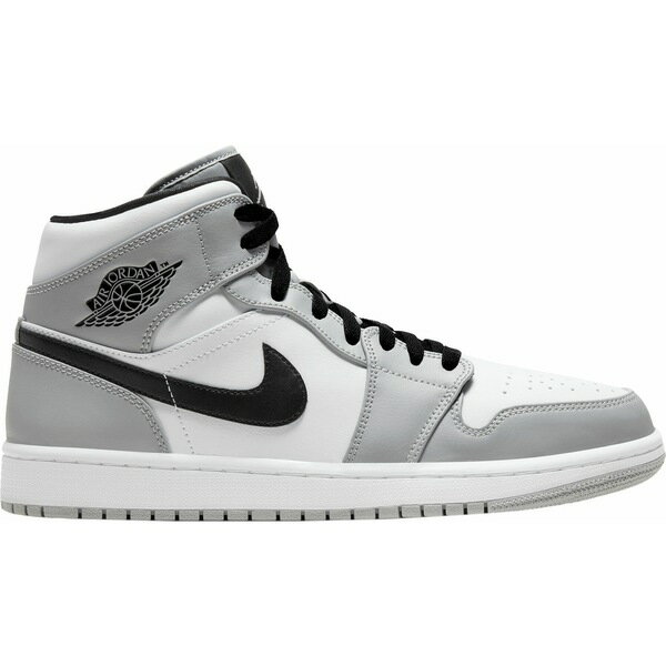 ジョーダン レディース バスケットボール スポーツ Air Jordan 1 Mid Shoes Grey/Black/White