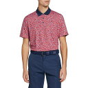 ウォルター・ヘーゲン メンズ シャツ トップス Walter Hagen Men's Performance 11 USA Fashion Golf Polo Red Multi