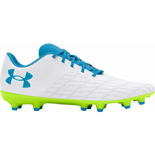 アンダーアーマー レディース サッカー スポーツ Under Armour Magnetico Select 3 FG Soccer Cleats White/Yellow 1