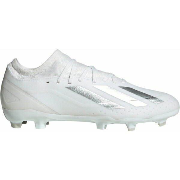 AfB_X Y TbJ[ X|[c adidas X Crazyfast League FG Soccer Cleats White/Silver