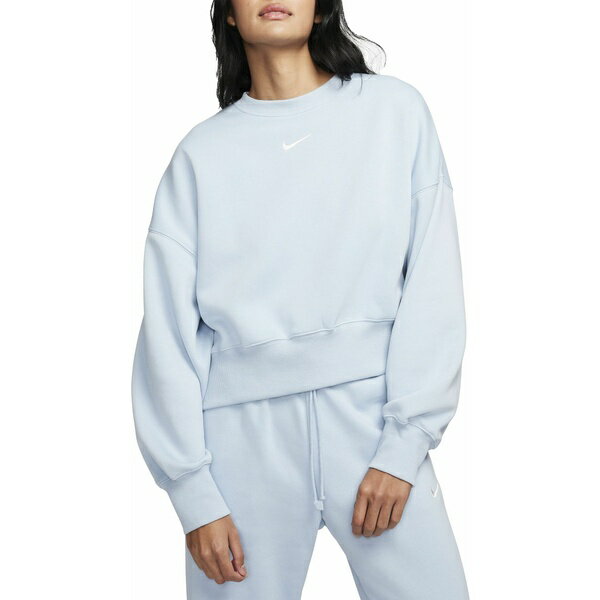 iCL fB[X p[J[EXEFbgVc AE^[ Nike Sportswear Women's Phoenix Fleece Over-Oversized Crewneck Sweatshirt Lt Armory Blue