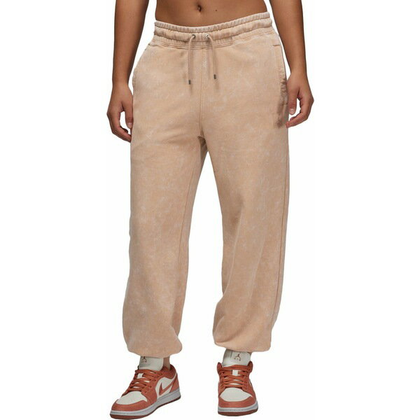 ジョーダン レディース カジュアルパンツ ボトムス Jordan Women's Flight Washed Fleece Pants Legend Coffee