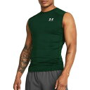 A_[A[}[ Y Vc gbvX Under Armour Men's HeatGear Compression Shirt Forest Green/White