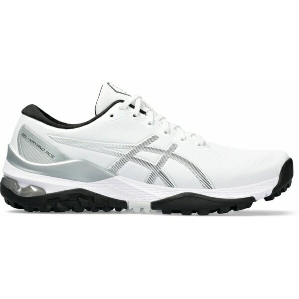 アシックス メンズ 靴下 アンダーウェア ASICS Men's GEL-KAYANO ACE 2 Golf Shoes White/Black