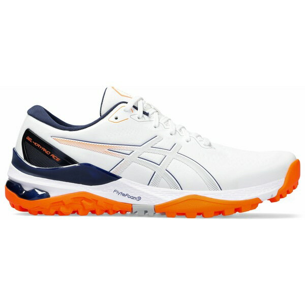 å   ݡ ASICS Men's GEL-KAYANO ACE 2 Golf Shoes White/Orange