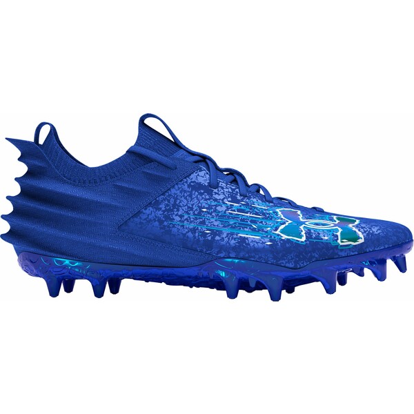 アンダーアーマー メンズ サッカー スポーツ Under Armour Men's Blur Smoke Suede 2.0 MC Football Cleats Royal