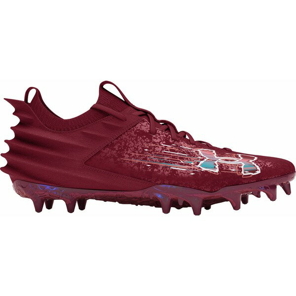 A_[A[}[ Y TbJ[ X|[c Under Armour Men's Blur Smoke Suede 2.0 MC Football Cleats Cardinal Red