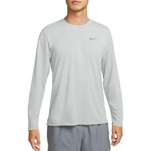 iCL Y Vc gbvX Nike Men's Dri-FIT UV Miler Long Sleeve Running Top Grey Fog