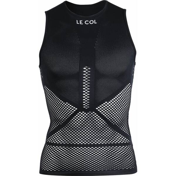 ル コル メンズ ジャケット＆ブルゾン アウター Le Col Unisex Pro Mesh Sleeveless Base Layer Shirt Black