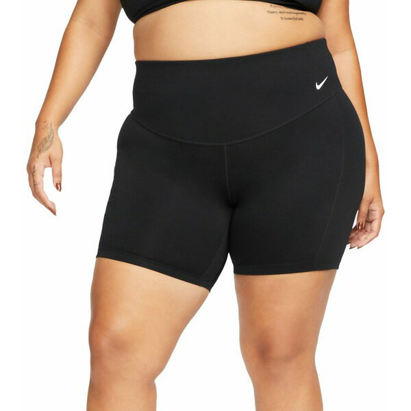 ナイキ ブルゾン レディース ナイキ レディース ジャケット＆ブルゾン アウター Nike One Women's Leak Protection Mid-Rise 7" Biker Shorts (Plus Size) Black