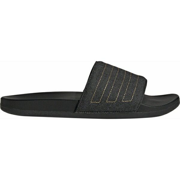 アディダス レディース サンダル シューズ adidas Men 039 s Adilette Comfort Slides Black/Yellow